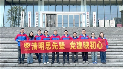 緬懷先烈，湘聯(lián)電纜黨支部開展清明主題黨日活動(dòng)！