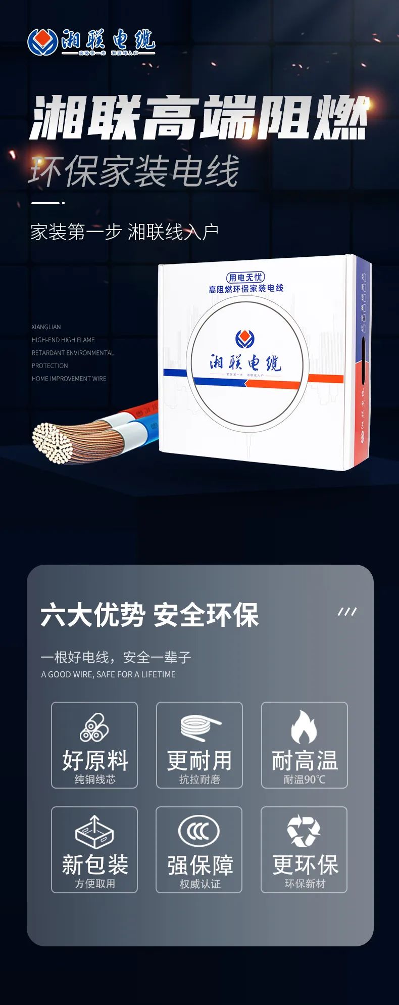 高端新品，雙層防護 品質(zhì)升級，安全加倍 #安全用電你我湘聯(lián)
